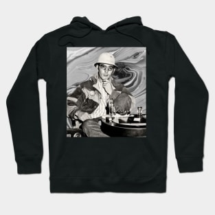 Hunter S. Thompson Portrait Psychodelic Hoodie